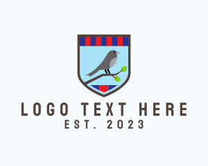 Hunt - Bird Hunting Crest logo design