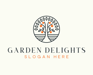 Tree Garden Park logo design