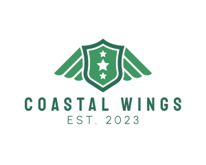 Military Crest Wings  logo design