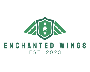 Military Crest Wings  logo design