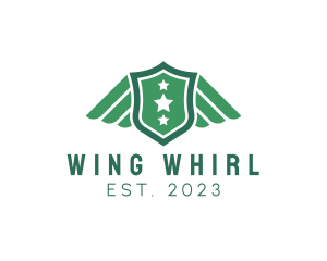 Military Crest Wings  logo design