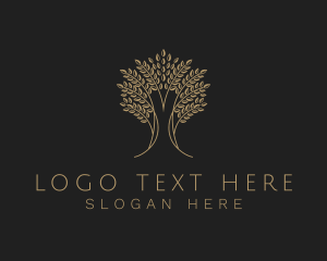 Elegant Tree Plant logo