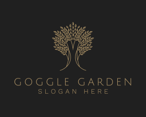 Elegant Tree Plant logo design