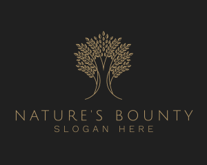 Elegant Tree Plant logo design