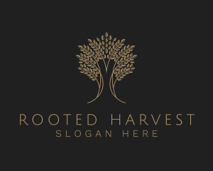 Elegant Tree Plant logo design