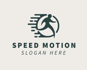 Human Running Exercise logo design