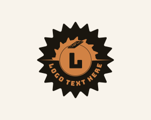 Wood Lumberjack Carpentry   logo