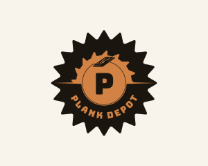 Wood Lumberjack Carpentry   logo design