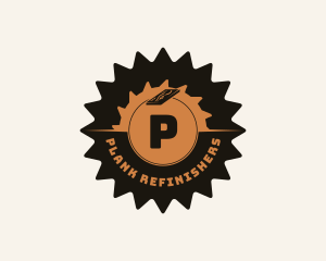 Wood Lumberjack Carpentry   logo design