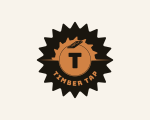 Wood Lumberjack Carpentry   logo design