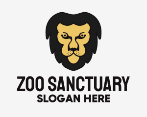 Zoo Lion Mane logo design