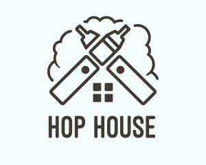 Vape Smoke House logo design