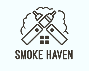 Vape Smoke House logo design