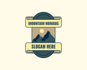 Mountain Outdoor Camp logo design