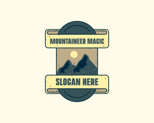 Mountain Outdoor Camp logo design