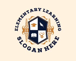 University Learning School  logo design