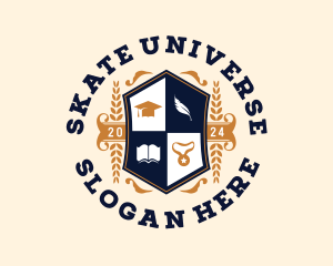 University Learning School  logo design