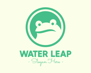 Confused Green Frog logo