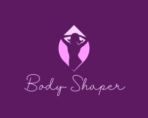 Woman Silhouette Body logo design