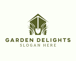 Shovel Home Gardener logo design