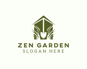 Shovel Home Gardener logo design