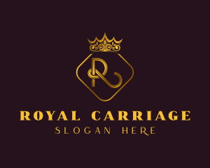 Royal Crown Letter R logo design