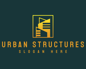  Real Estate Building Structure logo design