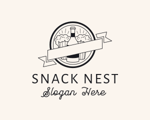 Beer Bar Badge logo design