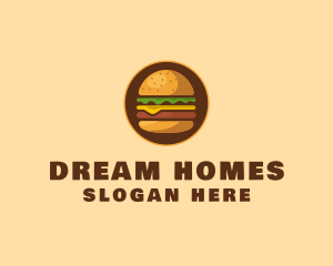 Cheeseburger Hamburger Burger Food Logo