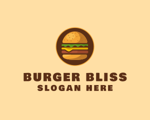 Cheeseburger Hamburger Burger Food logo