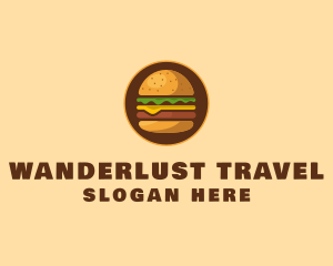 Cheeseburger Hamburger Burger Food logo