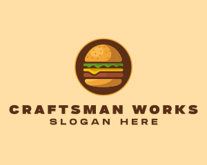 Cheeseburger Hamburger Burger Food Logo