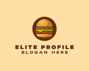 Cheeseburger Hamburger Burger Food Logo