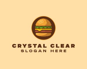 Cheeseburger Hamburger Burger Food logo design