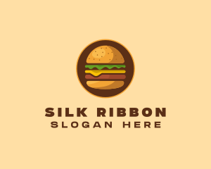 Cheeseburger Hamburger Burger Food logo design