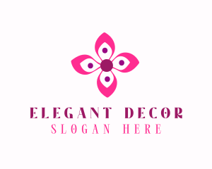 Minimalist Flower Boutique logo design