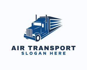 Freight Trailer Truck logo design