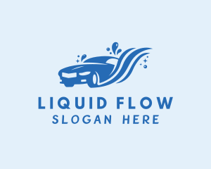 Car Cleaning Water  logo design