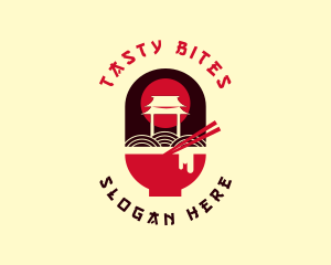 Asian Noodles Restaurant Logo