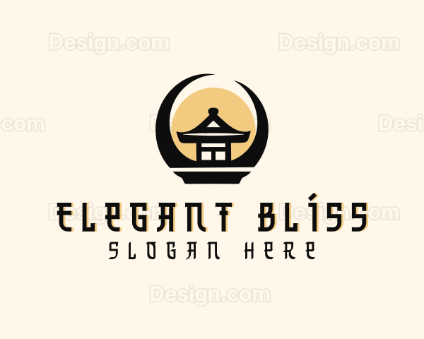Asian Pagoda Temple Logo