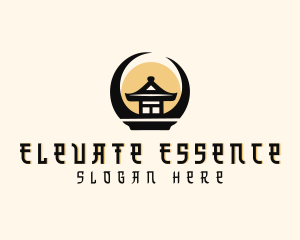 Asian Pagoda Temple Logo