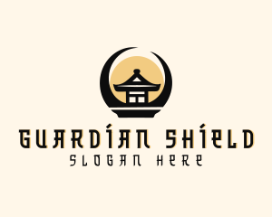 Asian Pagoda Temple Logo