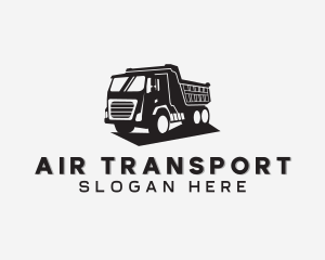 Dump Truck Transport Vehicle logo design