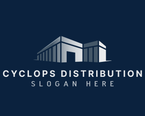 Warehouse Property Logistics logo design