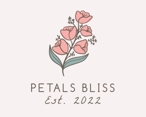 Botanical Flower Garden logo design