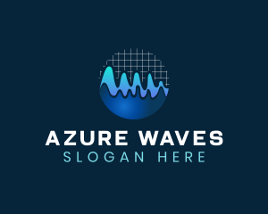 Wave Graph Audio logo design