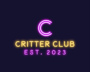 Neon Light Club logo design