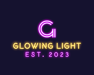 Neon Light Club logo design