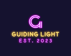 Neon Light Club logo design