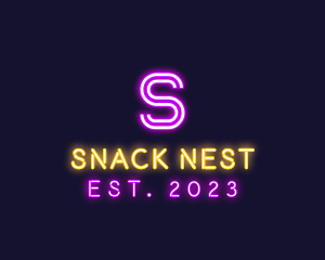 Neon Light Club logo design